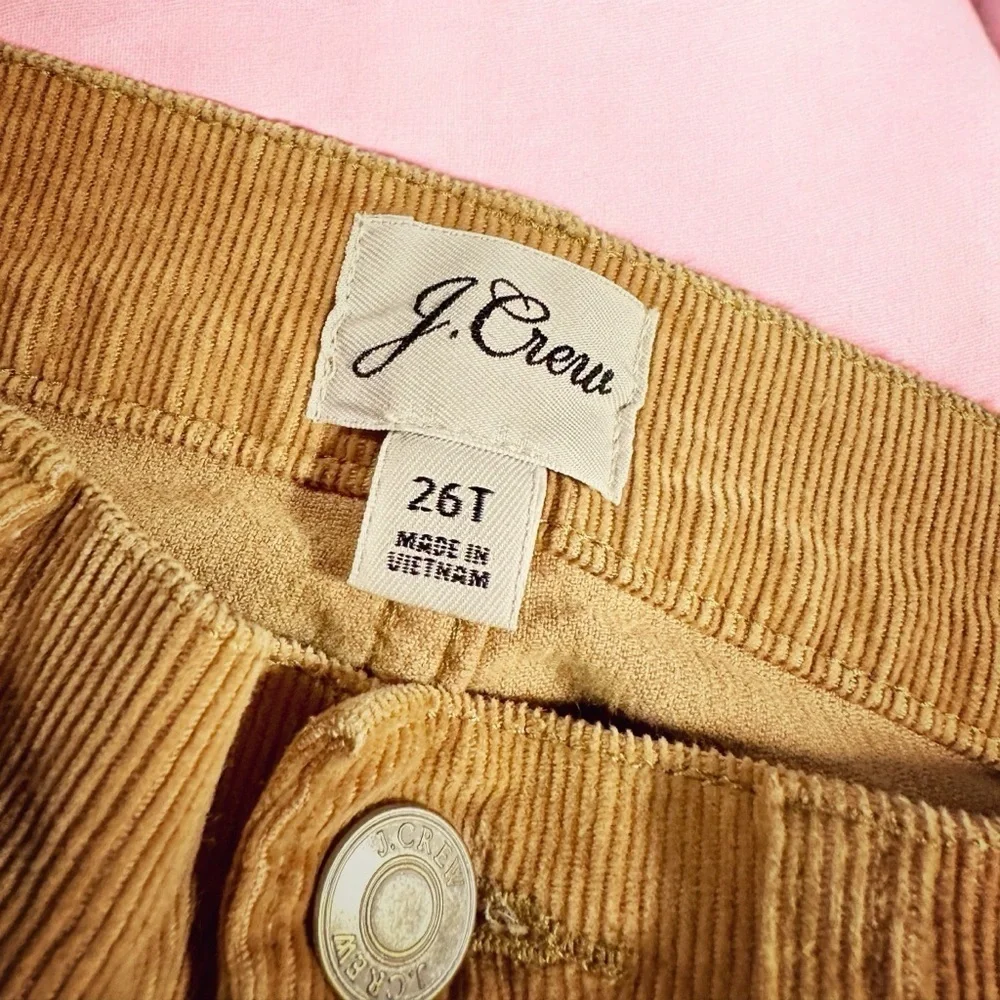 J. Crew ‘Tall Vintage Slim-Straight Corduroy Pant for Women’ in Tan Size 26 Tall